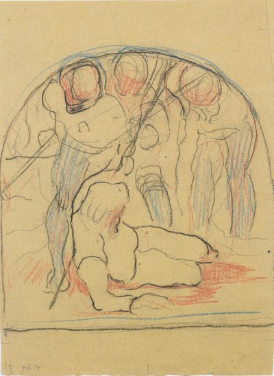 Dying Ensign by Ferdinand Hodler